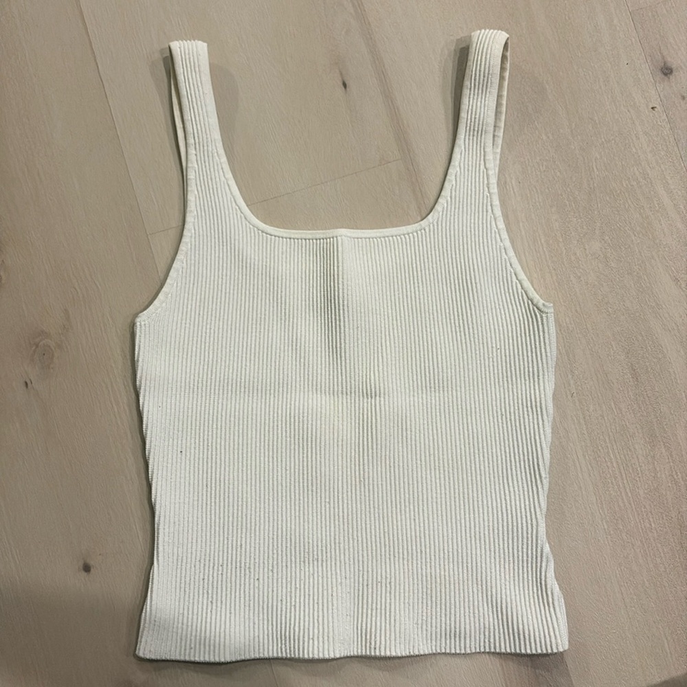 Babaton ribbed tank top size m